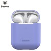 BASEUS SILIKONOWE CASE DĖKLAS PUDEŁECZKO NA Ausinės AIRPODS Violetinis standard