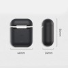 BASEUS SILIKONOWE CASE DĖKLAS PUDEŁECZKO NA Ausinės AIRPODS Violetinis standard