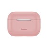 „Baseus“ silikagelio dėklo apsauga, skirta „Apple Airpods Pro“, rožinė (WIAPPOD-ABZ04)