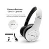 Ausinės Bemi iWear BITS Trokšņu izolējošas Bluetooth 5.0 Bezvadu Stereo Austiņas ar FM Radio / MP3 Mico SD ir Zvana funkciju Baltas