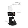 USAMS silikoninis stovelis 2in1 įkroviklis Apple Watch ir AirPods juodos spalvos ZJ51ZJ01 (US-ZJ051)