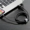 Baseus Cafule USB Lightning kabelis 2.4A 1m - Pilkas / Juodas