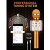 iWear M85 Karaoke Bērniem un Pieaugušajiem Fun Effect Mikrofons ar Skaļruņiem un Ierakstu Micro SD USB Bluetooth Rozā Zeltā