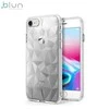 Dėklas Blun 3D Prism Shape Super Thin Silicone Korpusas skirtas Samsung A530F Galaxy A5 (2018) / A8 (2018) Skaidrus
