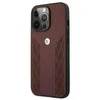 Apple iPhone 13 Pro BMW dėklas odinis Curve Perforate (BMHCP13LRSPPR) raudonos spalvos