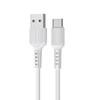 Borofone X16 USB-C kabelis 100 cm baltas