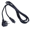 CP NB-10A Strāvas Kabelis Euro 3-Pin C5 IEC 3m Hibrīda standartrs C/E/F CEE 7/7 Melna
