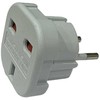 iLike CP UK1 Strāvas ligzdas pāreja - no UK 3pin uz Euro Ligzdu - UK uz EU adapteris Balts (OEM)