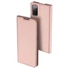 Dux Ducis Skin Pro Samsung Galaxy S23 Plus atverčiamas card wallet su stoveliu dėklas telefonui rožinės spalvos