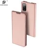 Dux Ducis Skin Pro Samsung Galaxy S23 Plus atverčiamas card wallet su stoveliu dėklas telefonui rožinės spalvos