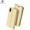 Dėklas Dux Ducis Skin Pro Samsung Galaxy S23 Plus atverčiamas Card Wallet su stoveliu Gold