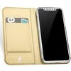 Dėklas Dux Ducis Skin Pro Samsung Galaxy S23 Plus atverčiamas Card Wallet su stoveliu Gold