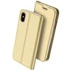 Dėklas Dux Ducis Skin Pro Samsung Galaxy S23 Plus atverčiamas Card Wallet su stoveliu Gold