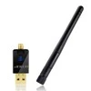 Edup EP-AC1607 USB 2.0 WiFi dviejų juostų 2,4/5,8 GHz belaidis adapteris 600 Mbps su išorine antena Juoda
