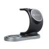 Belaidis įkroviklis Forcell 3in1 (MagSafe) (Phone; Pods; Watch) 15W juodas
