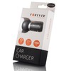 Forever 1A kompaktiško dizaino automobilinis įkroviklis Micro USB (universalus) 1,2 m laidas Euro CE (ES lizdinė plokštelė)