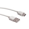 Forever kabelis USB - USB-C 1,0 m 2A baltos spalvos