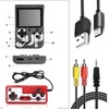 GameBox R2 8bit Portatīva Retro Spēļu konsole ar 400 spēlēm 3'' LCD 1x Kontrolieri un TV RCA vadu Melna