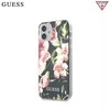 Dėklas Apple iPhone 12 Mini Guess N°3 Flower Collection (GUHCP12SIMLFL03) mėlynos spalvos
