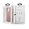 Dėklas Guess GUHCP13LPSASBPI iPhone 13 Pro / 136,1" rožinė/pink hardcase Saffiano Stripe