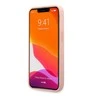 Dėklas Guess GUHCP13LPSASBPI iPhone 13 Pro / 136,1" rožinė/pink hardcase Saffiano Stripe