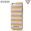 Guess iPhone 6 / 6S GUHCP6STGPI rožinis kietas dėklas Ethnic Chic Stripes 3D
