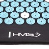 Masažinis akupresūros kilimėlis HMS AKM10, juodas