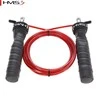 SK48 Juodas/Raudonas SPEED JUMP ROPE HMS