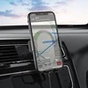 Belaidis automobilinis įkroviklis-laikiklis Hoco (CA105) 15W (palaiko QI standartą) juodas