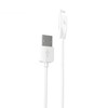 USB kabelis Hoco X1 Lightning 1.0m baltas