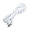 USB A tipo į „Lightning“ tipo laidas Hoco 2,4A, 1 m x 20 baltų