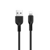 USB A tipo į „Lightning“ tipo laidas Hoco 2,4A, 1 m, juodas x20