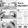 iWear S1 Grooved Soft Silicone 20mm strap for Apple Watch 49mm / 45mm / 44mm / 42mm Light Žalias
