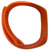 iLike iWear universalus silikoninis dirželis išmaniųjų apyrankių modeliams – SM6 SM7 SM8 (18x250mm) Oranžinė
