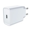 Jellico C8 PD 20W QC 3.0 Smart Adaptīvs ātrais lādētājs ar 1x USB-C (5-12V) ligzdu Balts