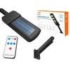 Sieninis šviestuvas LTC Saulės šviestuvas LTC 3 x LED COB 24 W, 1800 lm, judesio ir prieblandos jutiklis, 1800 mAh baterija, pultelis.