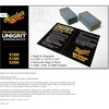 Meguiars K1000 Mirror Glaze Unigrit šlifavimo blokas, skirtas pašalinti dažų defektus, įdubimus (1000 grūdų) (6x3x2cm) (JAV)