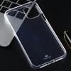 Mercury "Anti-Geltona aging" Jelly Ultra plonas galinio dangtelio dėklas, skirtas Apple iPhone 11 Pro Transparent