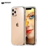 Mercury "Anti-Geltona aging" Jelly Ultra plonas galinio dangtelio dėklas, skirtas Apple iPhone 11 Pro Transparent