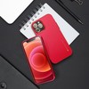 Mercury i-Jelly Metal Effect Thin TPU Hard Protection galinio dangtelio dėklas, skirtas iPhone 13 Pro Max Cosmo Raudona