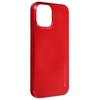 Mercury i-Jelly Metal Effect Thin TPU Hard Protection galinio dangtelio dėklas, skirtas iPhone 13 Pro Max Cosmo Raudona