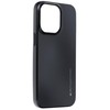 Mercury i-Jelly Metal Effect Thin TPU Hard Protection galinio dangtelio dėklas, skirtas iPhone 13 Pro Max Cosmo Juodas