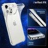Pferd TakeMe Anti-Shock Extra Protection 0,5 mm galinio dangtelio dėklas, skirtas Apple iPhone 14 Pro Max Transparent