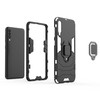 Pferd TakeMe Armor galinio dangtelio dėklas su stovu / piršto žiedu / magnetiniu automobiliniu laikikliu Samsung A73 5G (A736B) Juoda