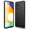 Pferd TakeMe CARBON efekto TPU itin plonas galinio dangtelio dėklas, skirtas Samsung Galaxy A73 5G (A736B) juodas