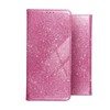 TakeMe 3D-Crystal Shine Magnetic Fix Book Dėklas, skirtas Samsung Galaxy M51 (M515F) Rožinė