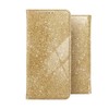 TakeMe 3D-Crystal Shine Magnetic Fix Book Dėklas, skirtas Samsung Galaxy A72 (A726) 5G Gold