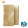 TakeMe 3D-Crystal Shine Magnetic Fix Book Dėklas, skirtas Samsung Galaxy A72 (A726) 5G Gold