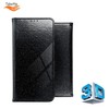 TakeMe 3D-Crystal Shine Magnetic Fix Book Dėklas, skirtas Samsung Galaxy A72 (A726) 5G Juodas
