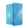 TakeMe 3D-Crystal Shine Magnetic Fix Book Dėklas, skirtas Samsung Galaxy M51 (M515F) Mėlynas